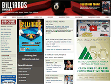 Tablet Screenshot of billiardsdigest.com